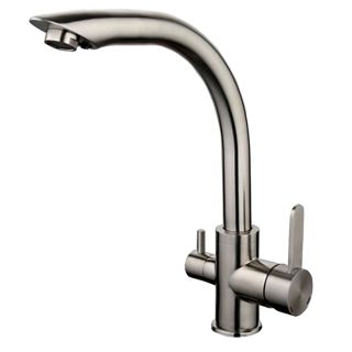 Смеситель для кухни Gappo G4399 под фильтр сатин